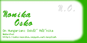 monika osko business card